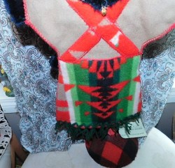 folk art bear puppet view
